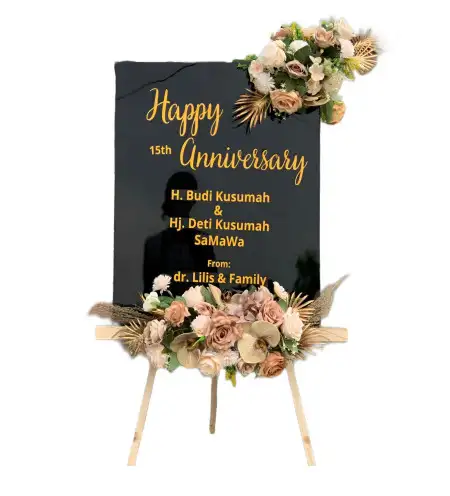 Papan Bunga Akrilik Loyang