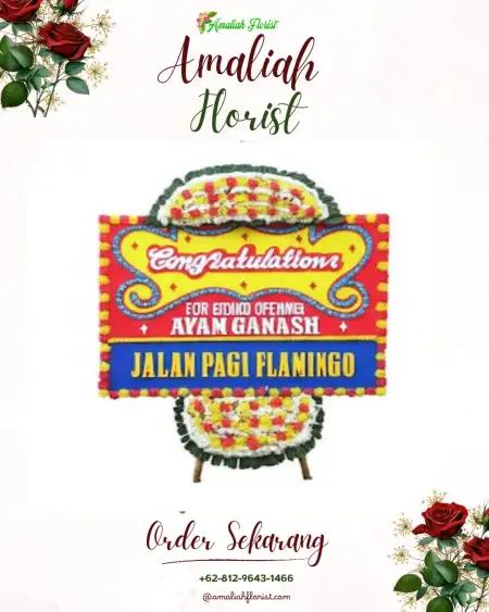 Sewa Papan Bunga Loyang